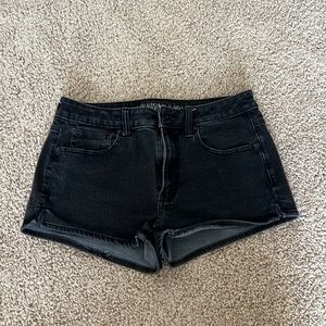 Black high waisted shorts in great condition!